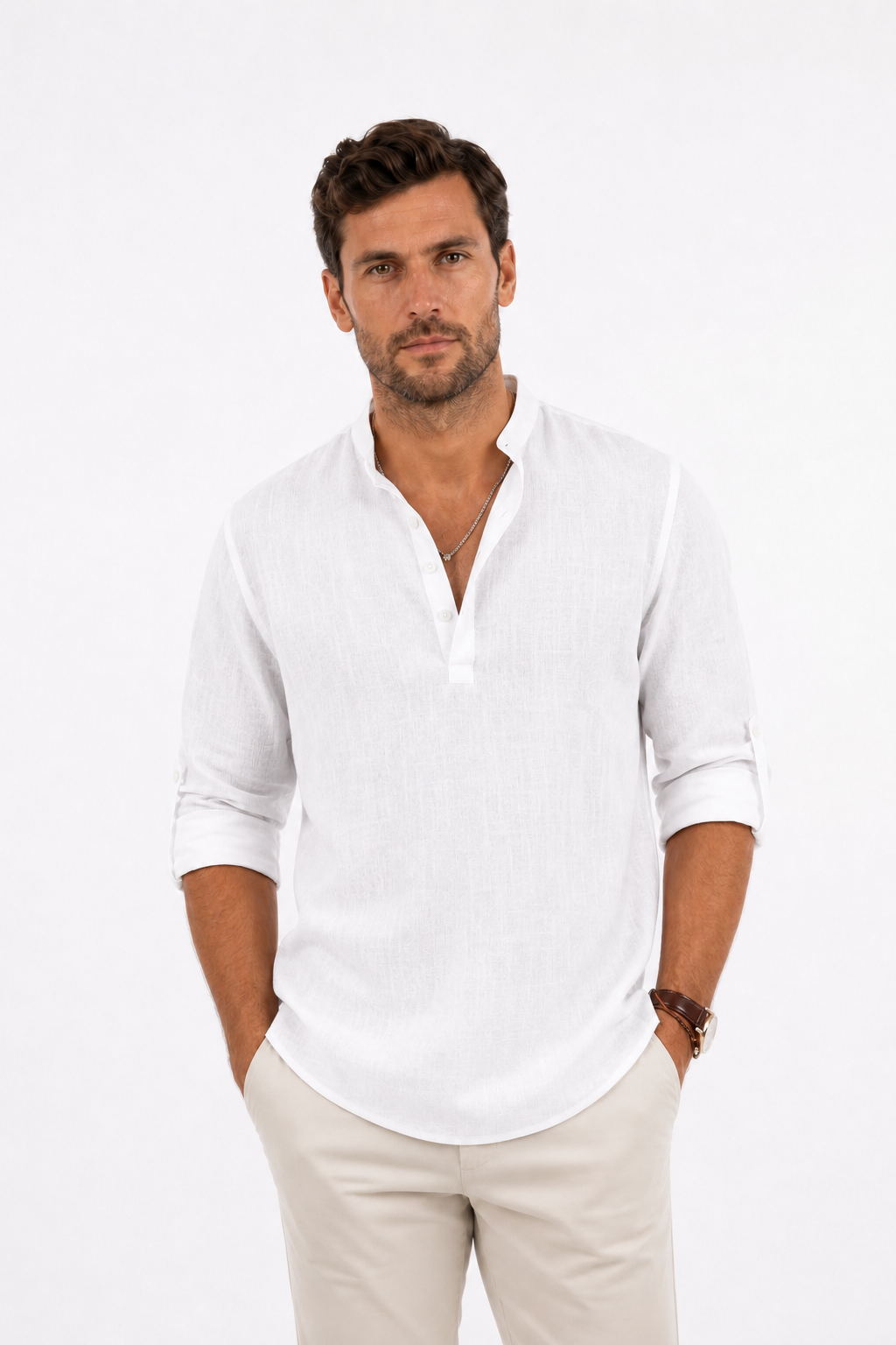 MONTCLAIR™ | Camisa de Lino Premium