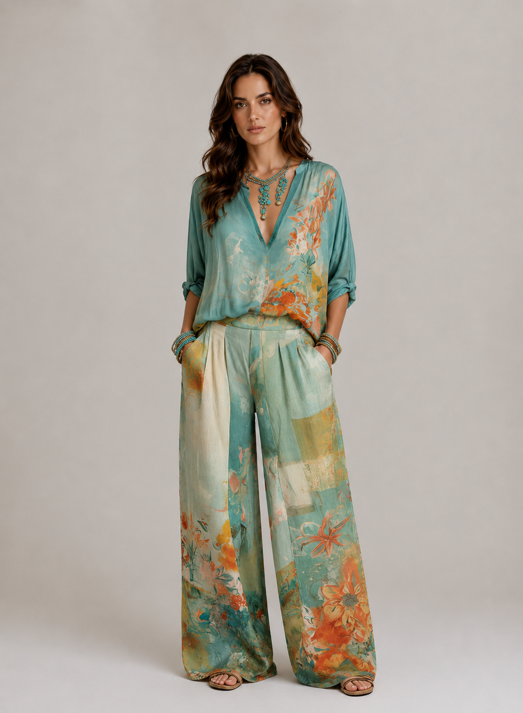 Élyna™ | Conjunto Floral de Elegancia Atemporal