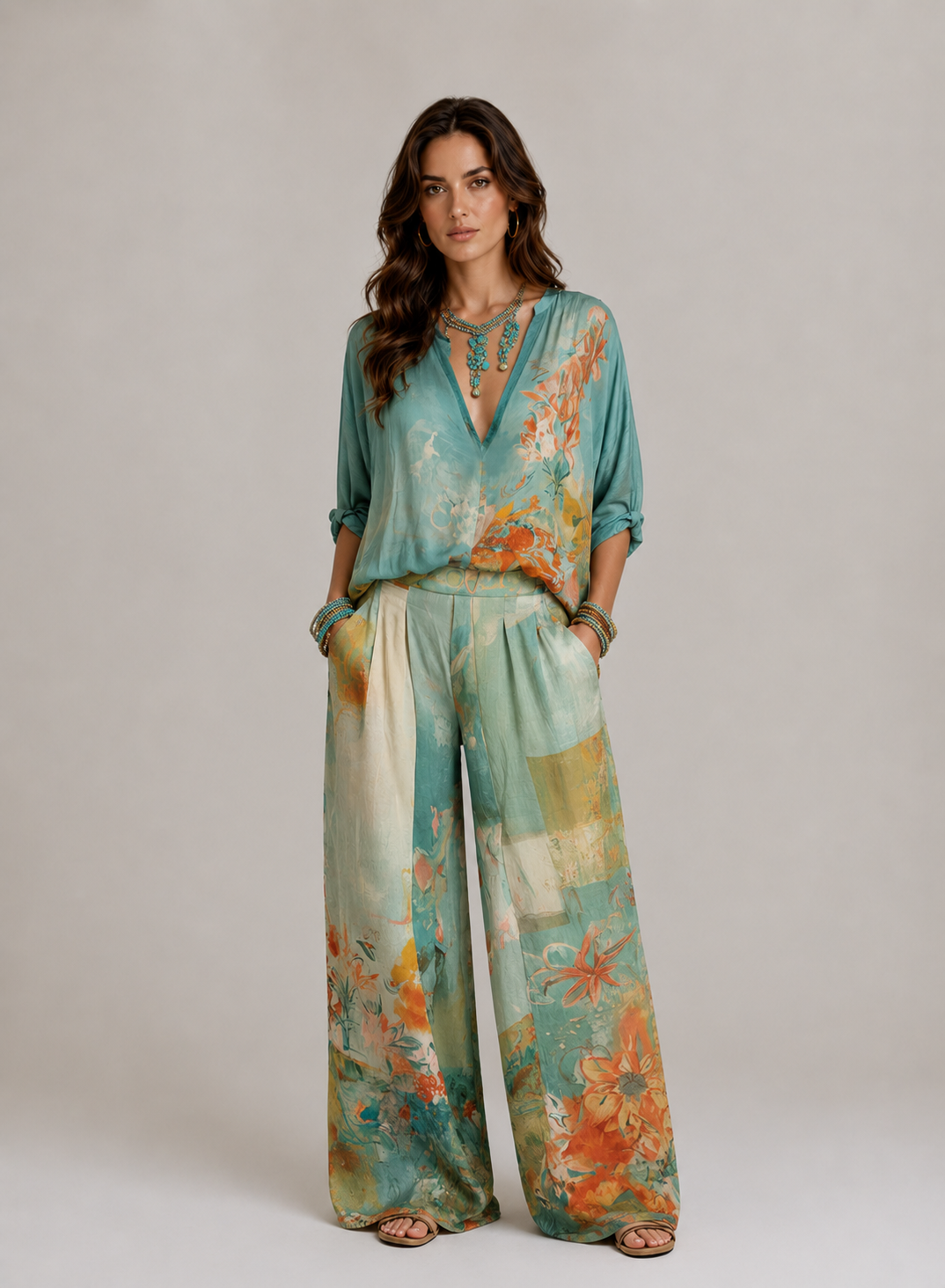 Élyna™ | Conjunto Floral de Elegancia Atemporal