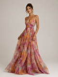 LUMIÈRE | Vestido largo floral elegante