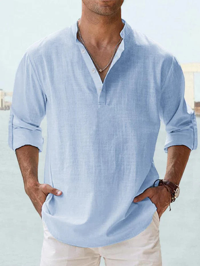 MONTCLAIR™ | Camisa de Lino Premium