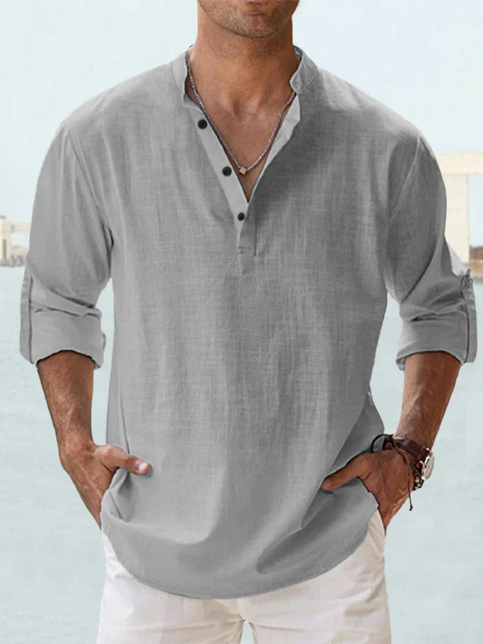 MONTCLAIR™ | Camisa de Lino Premium