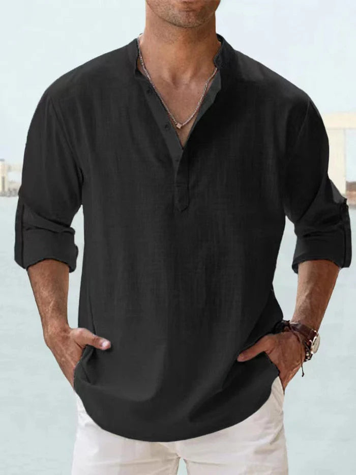 MONTCLAIR™ | Camisa de Lino Premium