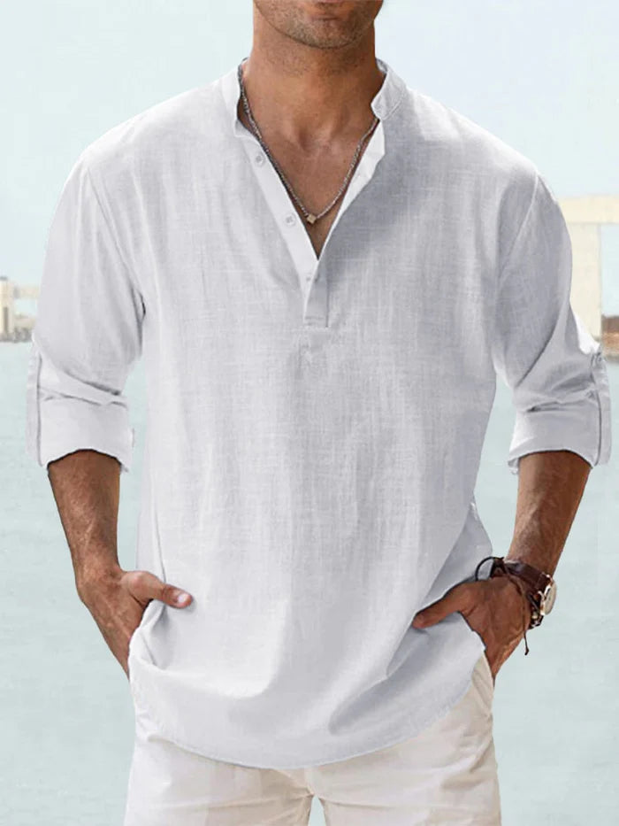 MONTCLAIR™ | Camisa de Lino Premium