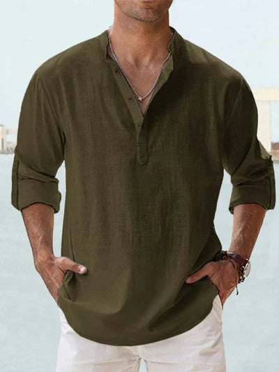 MONTCLAIR™ | Camisa de Lino Premium