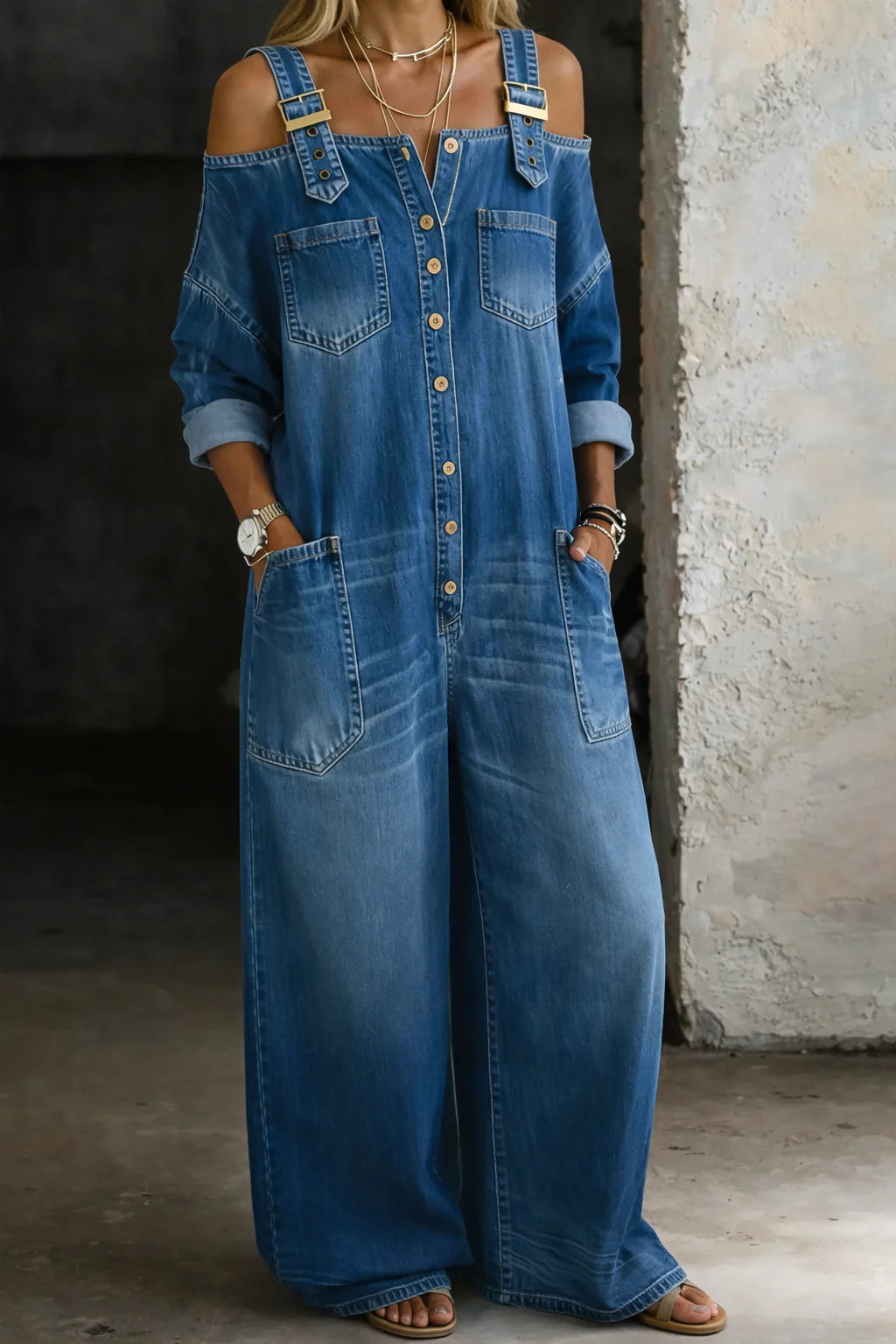 ZOE™| Mono Denim Elegancia