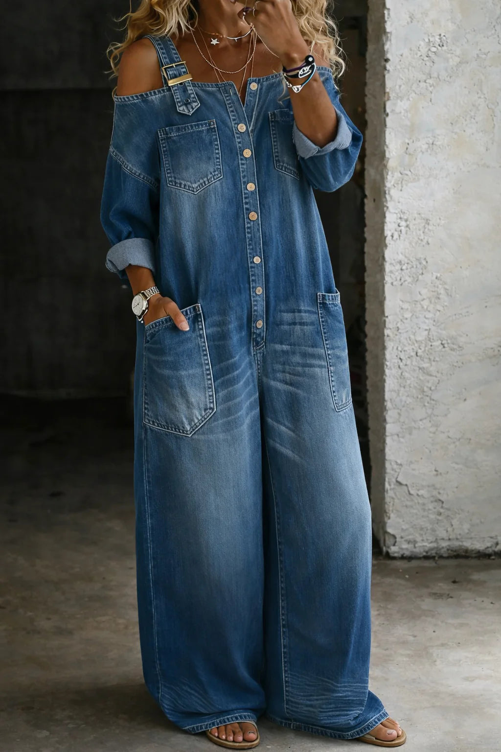ZOE™| Mono Denim Elegancia